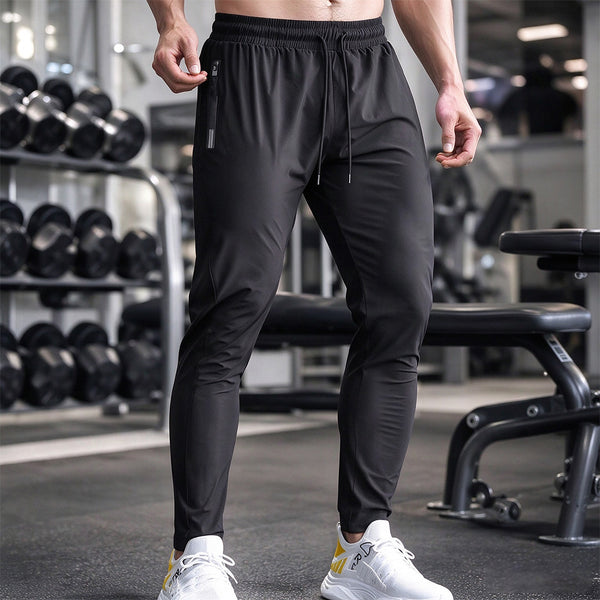 Men's Ultralight Ice Silk Sport Pants High Elasticity Quick-Dry Sweatpants | TWILLVALE