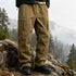 Men's Fleece Lined Outdoor Workpants Windproof Waterproof Straight Leg Hiking Trousers | TWILLVALE™