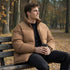 Men’s Warm Winter Outerwear Windproof Waterproof Stand-Collar Puffer Jacket | TWILLVALE™