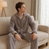 Men’s Furry Flannel Pajama Set Soft Fleece Top & Pants Indoor Nightwear Loungewear | TWILLVALE™