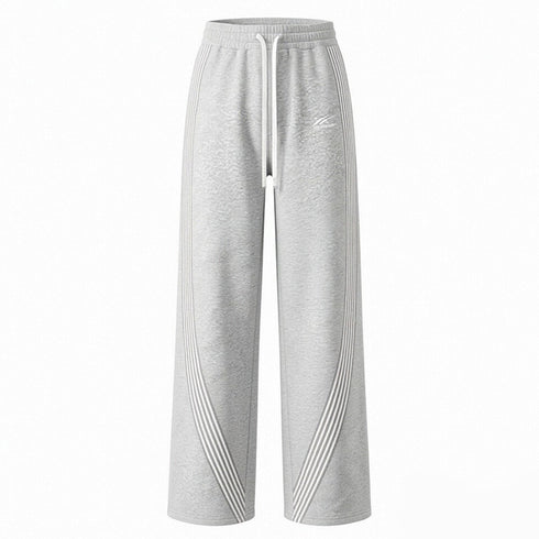 Men's Y2K Striped Wide Leg Sweatpants Baggy Streetwear Track Pants | TWILLVALE™