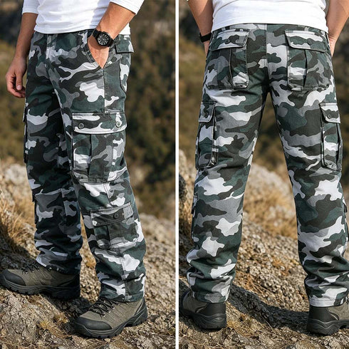 Men's Tactical Cargo Pants Multi-Pocket Stretch Workpants Outdoor Hiking Trousers | TWILLVALE™