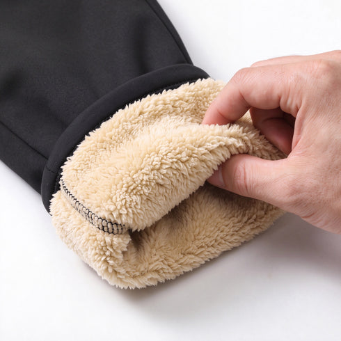Men's Winter Sherpa Fleece Lined Sweatpants Thermal Joggers with Pockets | TWILLVALE