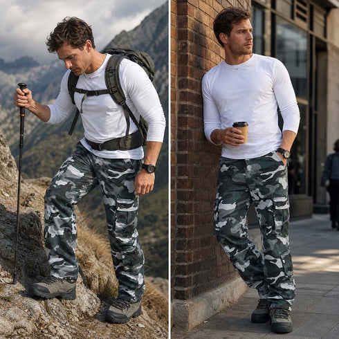 Men's Tactical Cargo Pants Multi-Pocket Stretch Workpants Outdoor Hiking Trousers | TWILLVALE™