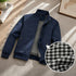 Men's Casual Jacket Stand Collar Solid Color Zip Up Bomber Coat Outerwear | TWILLVALE™