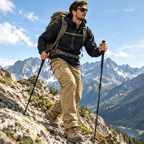 Men's Fleece Softshell Multi-Pocket Cargo Tactical Pants Outdoor Workpants | TWILLVALE™