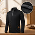 Men's Casual Sweater Warm Turtleneck Quarter-Zip Stand Collar Pullover | TWILLVALE
