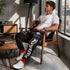 Men's Vintage Letter Print Hip Hop Jogger Sweatpants | TWILLVALE™