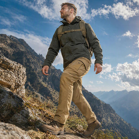 Men's Fleece Softshell Multi-Pocket Cargo Tactical Pants Outdoor Workpants | TWILLVALE™