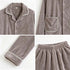 Men’s Furry Flannel Pajama Set Soft Fleece Top & Pants Indoor Nightwear Loungewear | TWILLVALE™