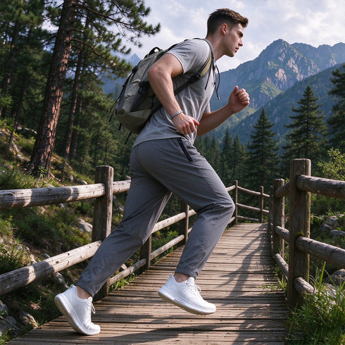 Men's Ultralight Ice Silk Sport Pants High Elasticity Quick-Dry Sweatpants | TWILLVALE