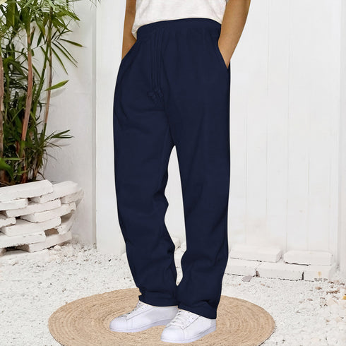 Men's Wide Leg Sweatpants – Loose Straight Fit Casual Track Pants | TWILLVALE