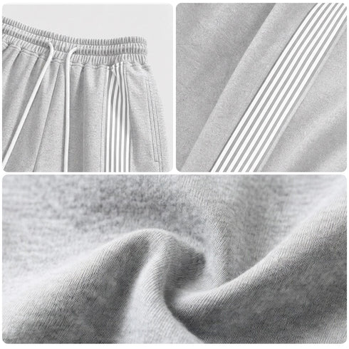 Men's Y2K Striped Wide Leg Sweatpants Baggy Streetwear Track Pants | TWILLVALE™
