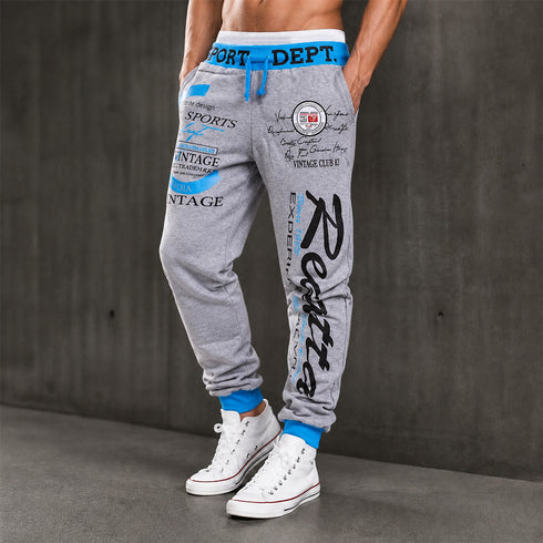 Men's Vintage Letter Print Hip Hop Jogger Sweatpants | TWILLVALE™