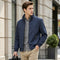 Men's Casual Jacket Stand Collar Solid Color Zip Up Bomber Coat Outerwear | TWILLVALE™