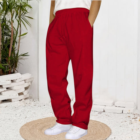 Men's Wide Leg Sweatpants – Loose Straight Fit Casual Track Pants | TWILLVALE
