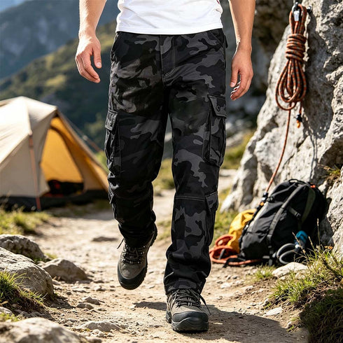 Men's Tactical Cargo Pants Multi-Pocket Stretch Workpants Outdoor Hiking Trousers | TWILLVALE™