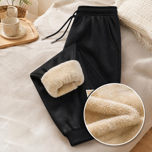 Men's Sherpa Lined Thermal Fleece Jogger Pants Winter Thick Warm Sweatpants| TWILLVALE™