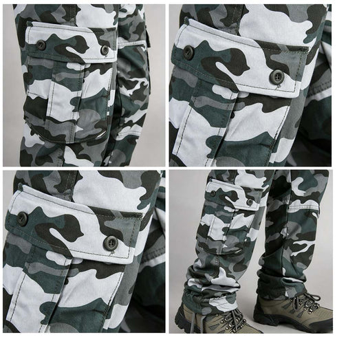 Men's Tactical Cargo Pants Multi-Pocket Stretch Workpants Outdoor Hiking Trousers | TWILLVALE™