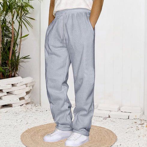 Men's Wide Leg Sweatpants – Loose Straight Fit Casual Track Pants | TWILLVALE