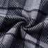 Men's Grey Plaid Lapel Wool-Blend Overcoat | TWILLVALE