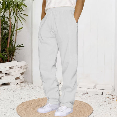 Men's Wide Leg Sweatpants – Loose Straight Fit Casual Track Pants | TWILLVALE