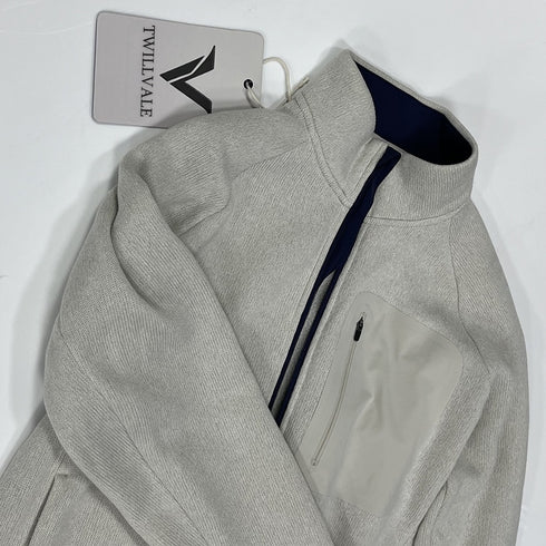 TWILLVALE Men's Stand Collar Zip-Up Casual Jacket